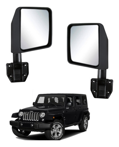 Par Espejos Retrovisor Laterales Jeep Wrangler 2013-2017