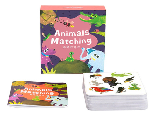 Juego Educativo Box Memory Match Cards Match Cards A Juego