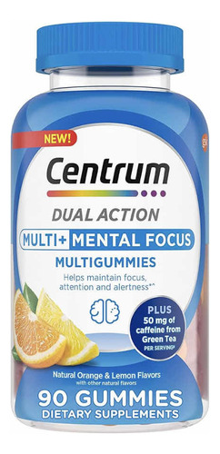 Centrum Acción Dual Concentración + Multivitaminico Gomitas