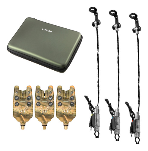 Kit De Aparejos De Pesca Con Alarma Swinger, Led, Digital, P