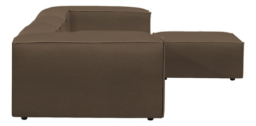 Sala Esquinera Moderna Latt Sillón Modular Soft Microleather