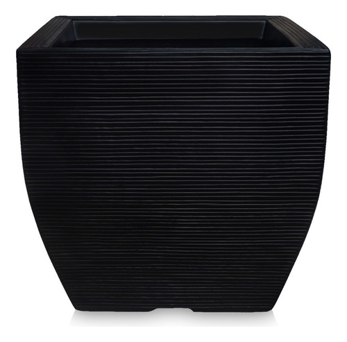 Vaso De Planta Quadrado Grande Frutifera Polietileno 70x70 Cor Preto