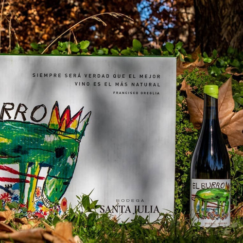 Imagen 3 de 8 de El Burro Malbec Natural - Santa Julia - Organico - 750 Ml