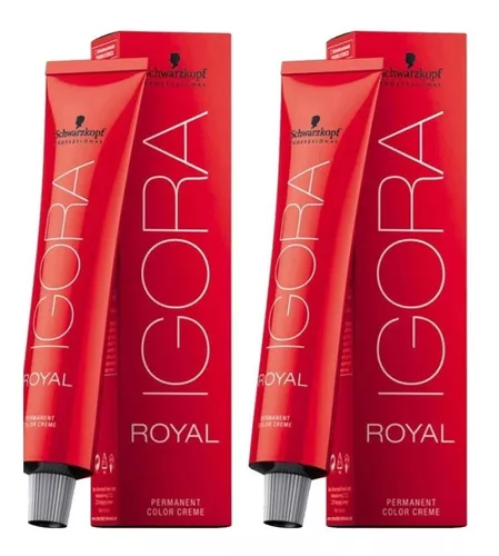 Coloração Igora Royal 8-77 Louro Claro Cobre Extra Schwarzkopf 60g