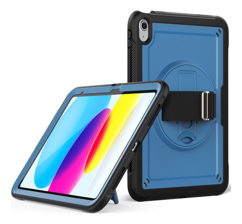 Funda Honeycomb Azul Marino Para iPad 10th Gen 10.9 2022