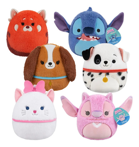 Squishmallows Peluche Suave 20,32cm Disney Licencia Oficial Patch Dalmata