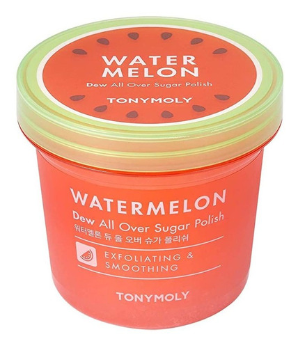 Tonymoly Watermelon Rocío Por Todo El Azúcar Polish, 10 Oz.