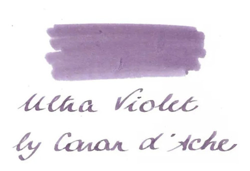 Cartucho de tinta ultravioleta Caran D Ache, 6 unidades, cor de tinta: violeta
