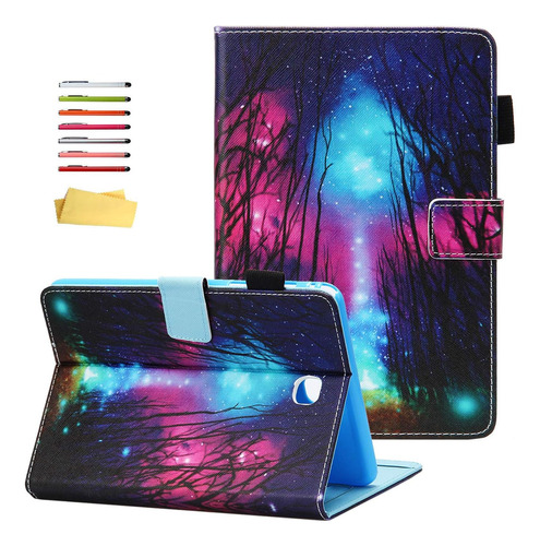 Fundas P/ Tablet Ucovers Multicolor, Tree Y Purple Galaxia