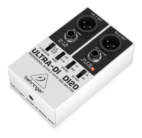 Imagen 4 de 4 de Caja Directa Behringer Ultra Di-20 Activa
