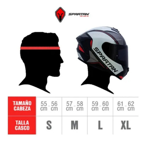 Imagen 7 de 7 de Casco Spartan Draken S Cougar