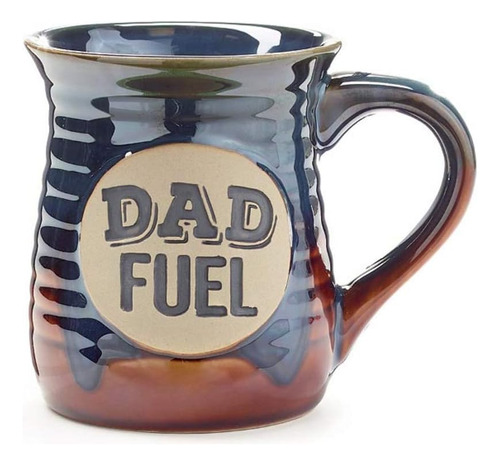 Taza De Gres Esmaltado Con Combustible Para Papá