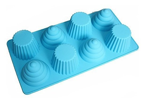 Xhaibei Gran Cono De Helado Cupcake Soap Pan Bakeware 8cavit