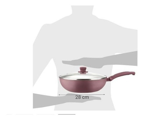 Wok Spring Granate 28 Cm