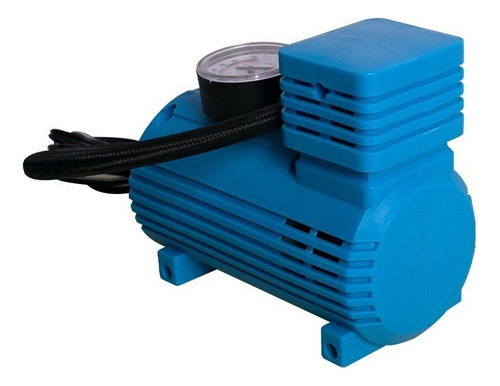 Inflador Compresor De Aire Portátil Para Auto Calidad Fixtec Color Azul
