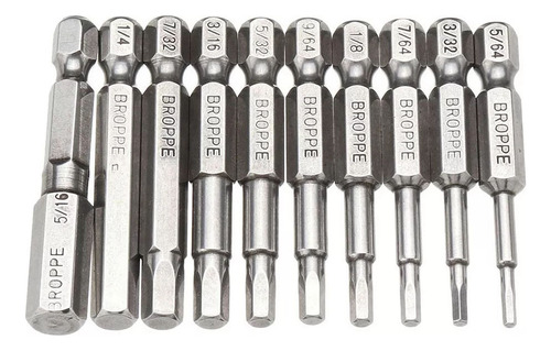 . 10pcs Cabeça De Chave De Fenda Sextavada