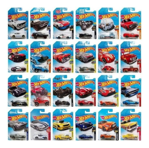 Hot Wheels Pack X10 Colección Autos Surtidos Original Mattel