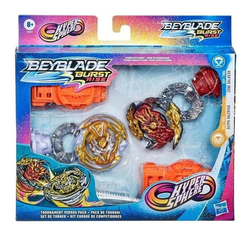 Beyblade Burst Rise Set Glyph Valtryek V/s Zone Balkesh Hasb