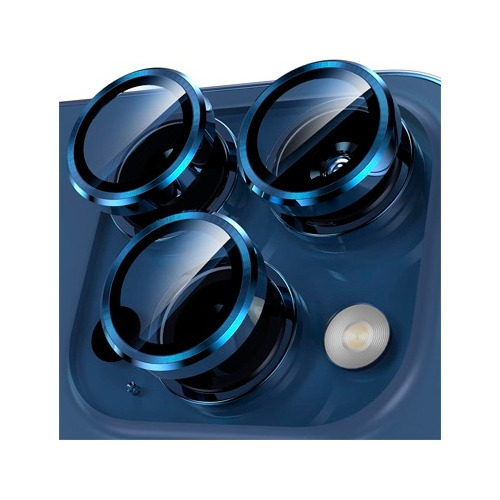 Protector De Cámara Para iPhone 15 Pro/ 15 Pro Max - Azul