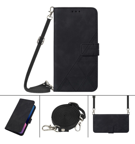 /-funda Tipo Cartera De Piel Sintética Suave Con Tapa Y Correa Larga, Compatible Con Zte Axon 40 Ultra, Protección Total