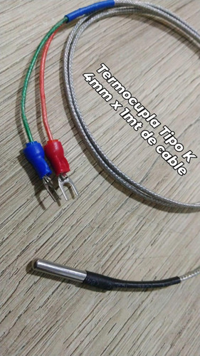 Termocupla Tipo K 1 Mt De Cable ( Termopar )