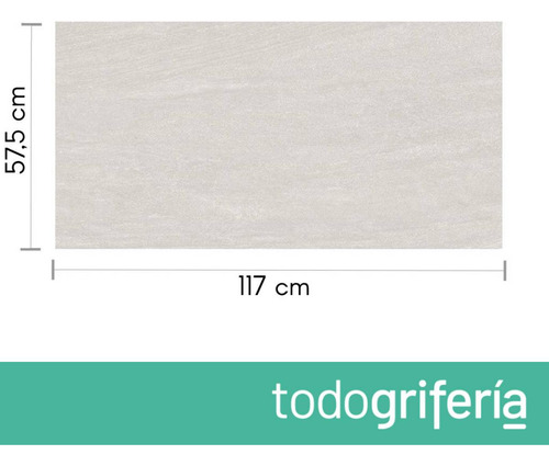 Porcelanato Tendenza Titanium In 57,5x117 Simil Piedra