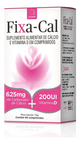 Fixa-cal Cálcio + Vitamina D Fortalecimento Dos Ossos 90 Cp