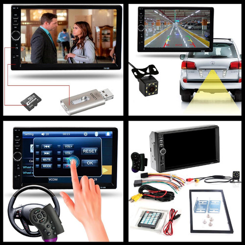 Imagen 4 de 5 de Autoestereo Vak 6911 Touch 7 Mirrorlink Bluetooth Usb Sd Aux