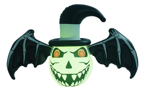 Murciélago Fantasma Inflable De Halloween Con Luces De Pvc