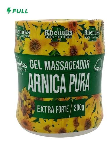  Gel Massageador Arnica Pura Extra Forte Pernas Coluna Peito Tipo De Embalagem Pote