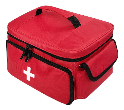 Organizador De Kits De Emergencia, Botiquines De De Rojo