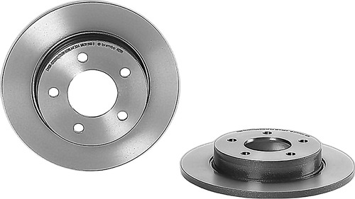 Kit De Discos Sólidos Traseros 3 Del 2004 Al 2013 Brembo