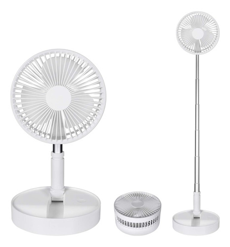 Ventilador Inalámbrico Plegable Portátil Recargable, Ventila