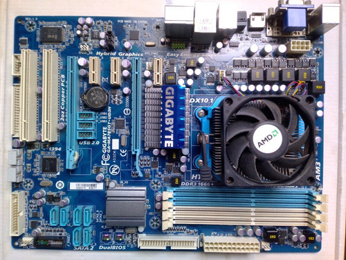 Placa Socket Am3 Ddr3 Ga-ma785gt-ud3h Gigabyte Phenom-athlon