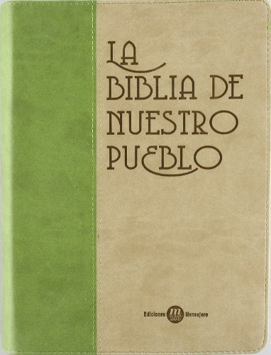 Biblia De Nuestro Pueblo (piel 2 Tonos), De Alonso Schokel, Luis. Editorial Mensajero, Tapa Cuero Artificial En Español