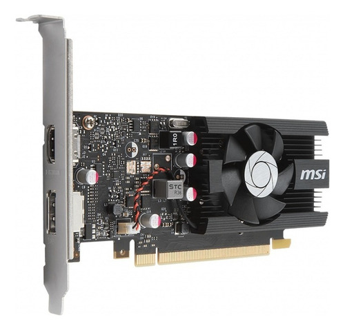 Placa De Video Nvidia Msi Gt 1030 2gd4 Lp Oc Oc Edition 2gb
