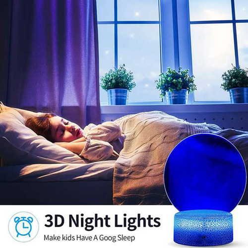 Base De Lámpara Led 3d Acrílica Para Mesa, Base De Luz Noctu