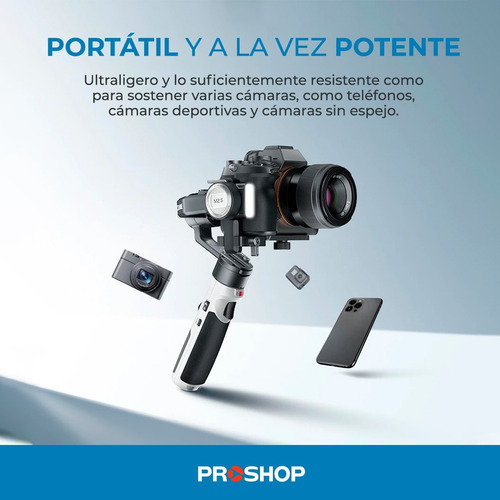 Estabilizador Celular Gimbal Zhiyun Crane M2 S Combo Bolso