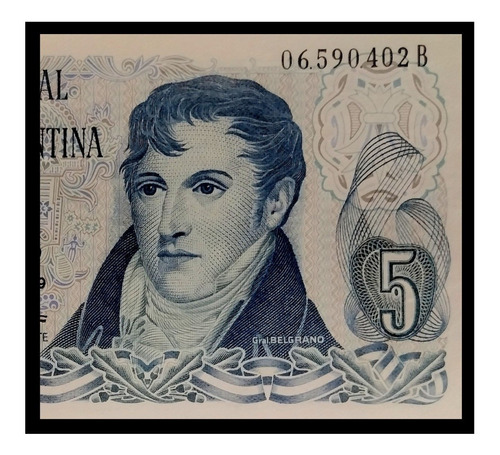 Argentina Billete 5 Pesos Ley 1974 Serie B Sc Bot 2330