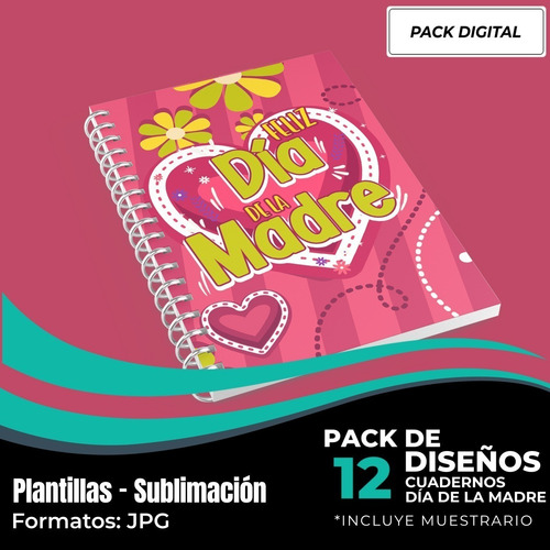 Diseños Para Portadas Cuadernos Día De La Madre M145
