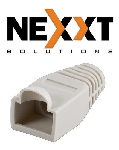 Funda 100 Capuchones Nexxt Para Conectores Rj45 Cat5e Cat6