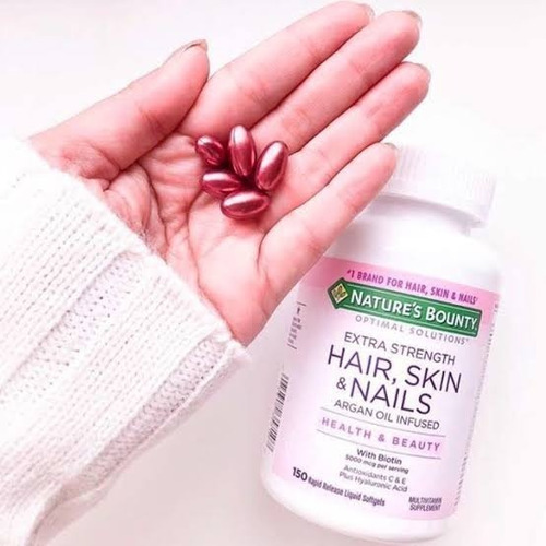 Hair, Skin & Nails 150cápsulas Nature's Bount Importado