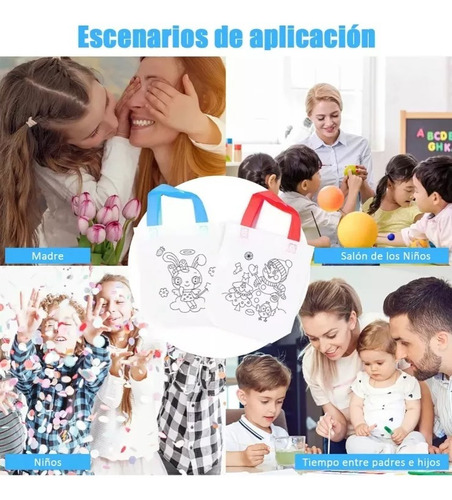 Pack De 20 Bolsas Pintar+24pcspluma De Acuarela Cumpleaños