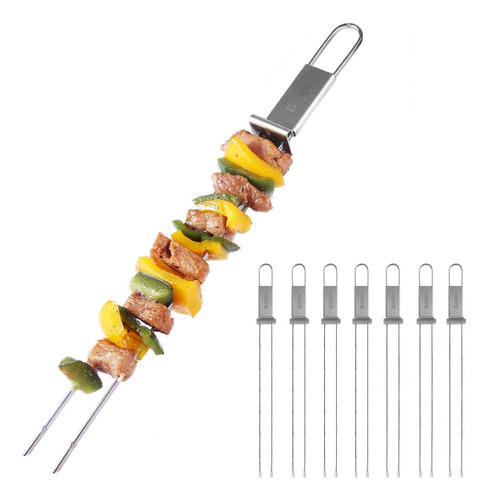 Bnlife Brochetas De Barbacoa De Acero Inoxidable Para Salida