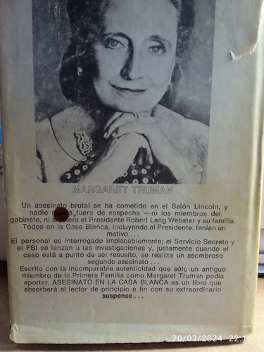 Asesinato En La Casa Blanca (Usado)