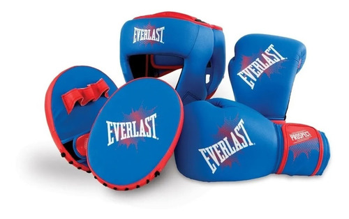 Everlast Kit Guantes Box Foco Y Cabezal Para Chicos La Plata