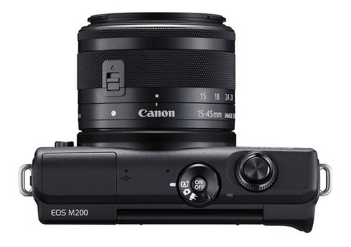 Imagen 6 de 6 de Canon EOS Kit M200 + lente 15-45mm IS STM sin espejo color negro