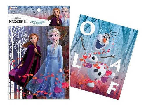 Rompecabezas Disney Frozen 2 Puzzles 6 Y 9 Piezas Original
