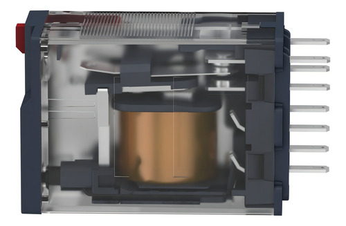 Relé inversor quádruplo 220vac Schneider Electric RXM4ab1p7