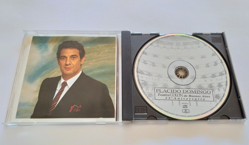 Cd Placido Domingo - Teatro Colon 25 Aniversario (Usado)